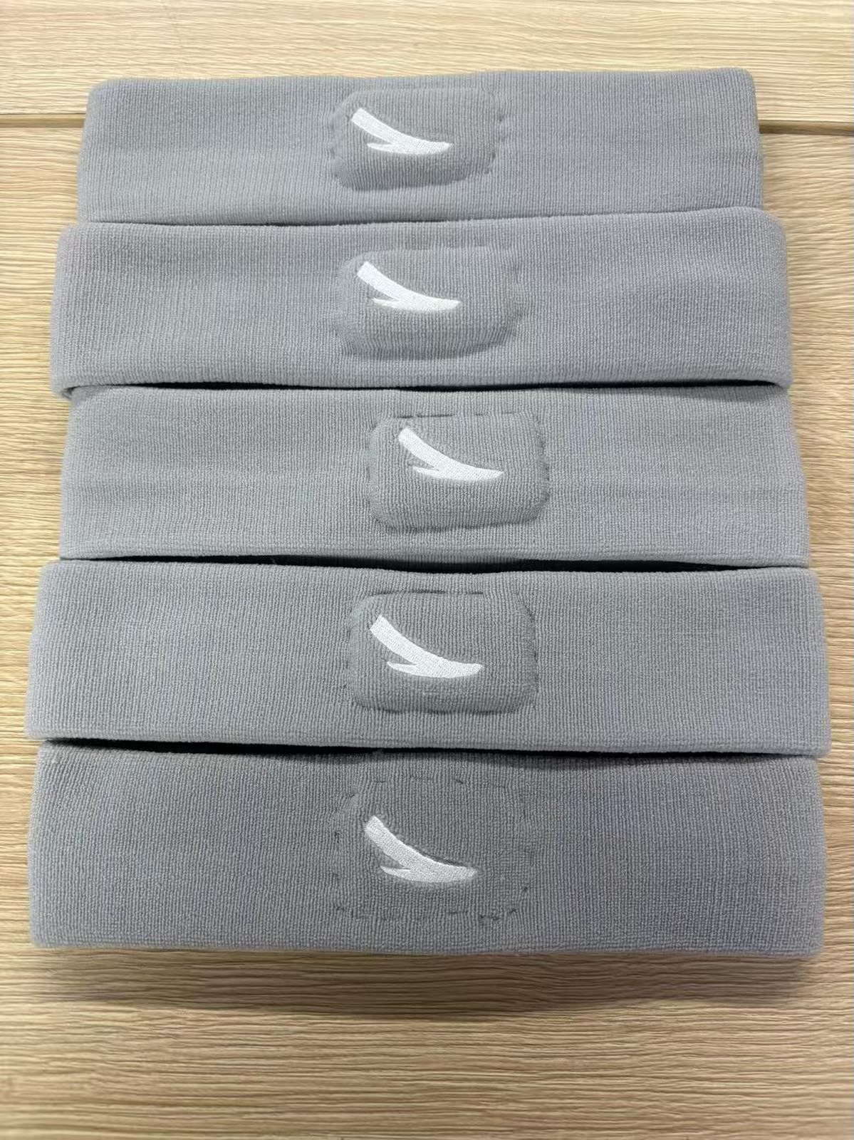 Stack of manufactured ScanBand headbands